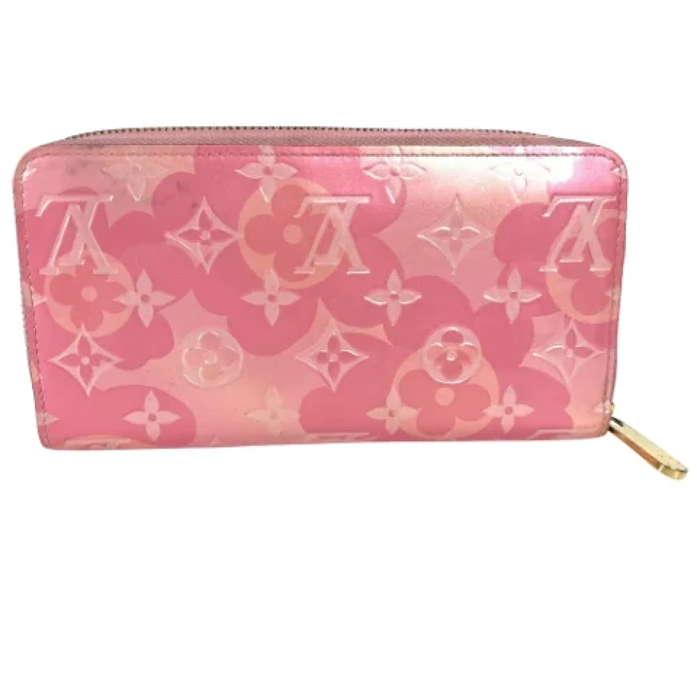 Louis Vuitton Vintage Pre-owned Leather wallets Pink Dames