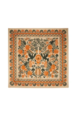 Forest Foulard Silk Scarf