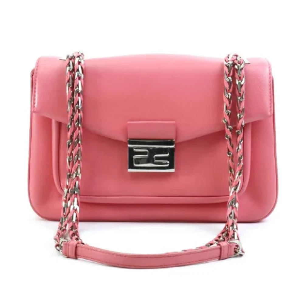 Fendi Vintage Pre-owned Leather fendi-bags Pink Dames