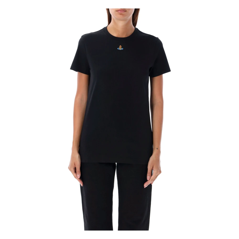 Vivienne Westwood Svart Orb Perù T-shirt Black, Dam