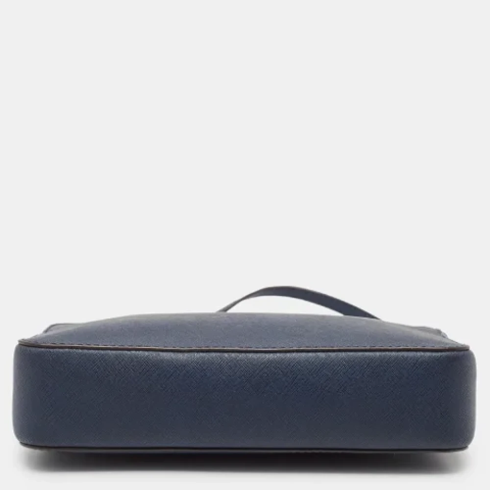 Michael Kors Pre-owned Leather shoulder-bags Blue Dames