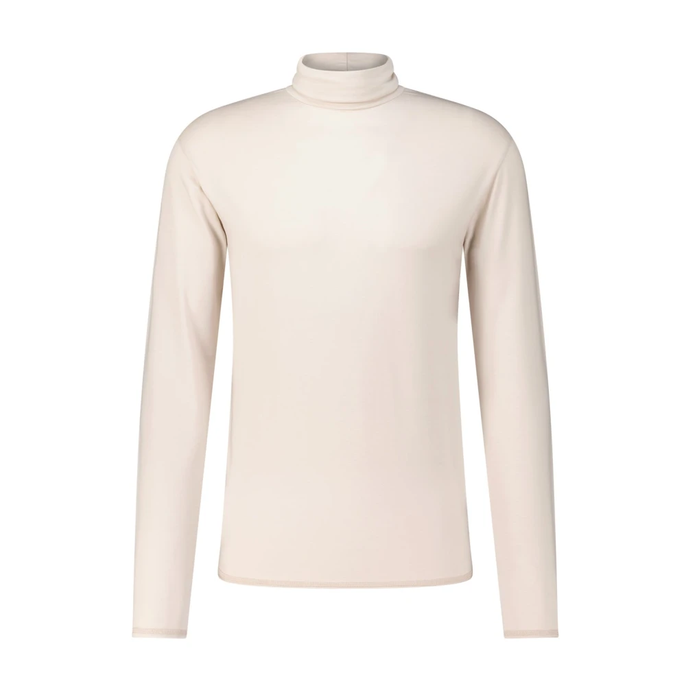 Kiefermann Gezellige Rollneck Longsleeve Shirt Beige Heren