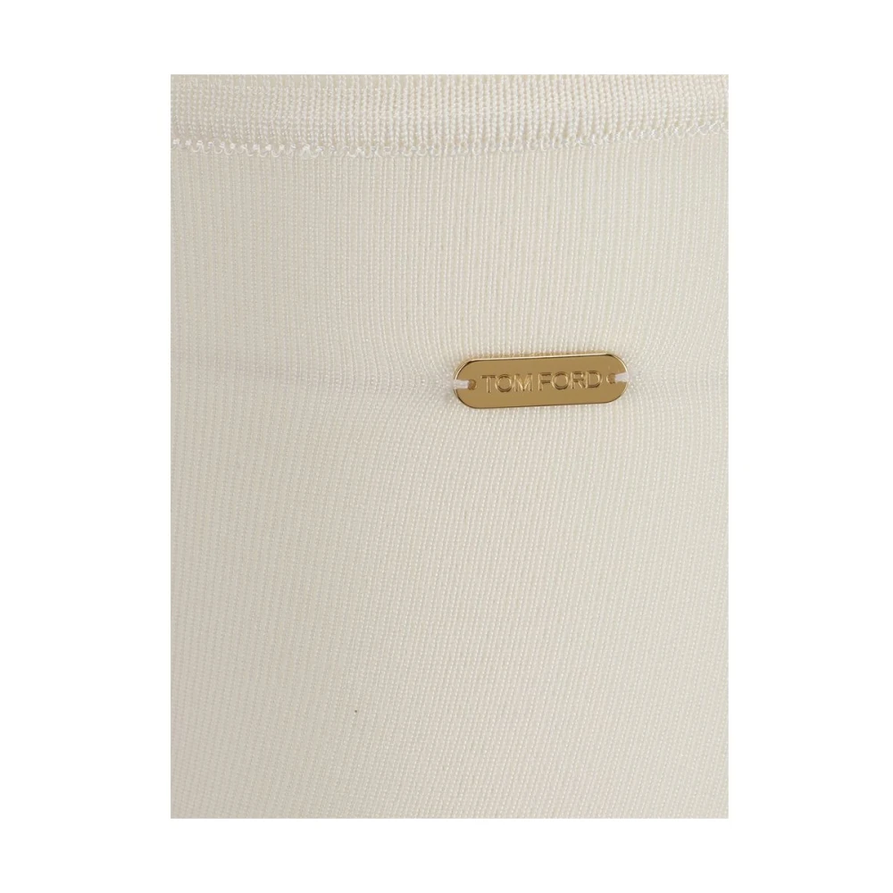 Tom Ford Iconische elastische taille slip White Dames
