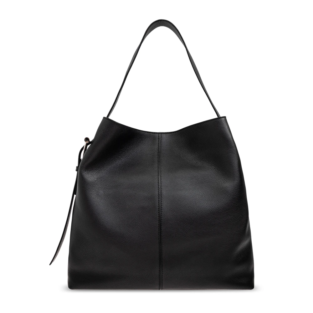 alexander mcqueen Tas T-Bar Sling Black Dames