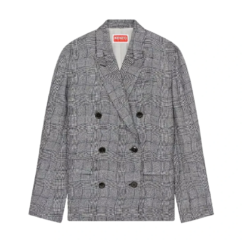 Kenzo - Jackets > Blazers - Gray - Kenzo - Modalova
