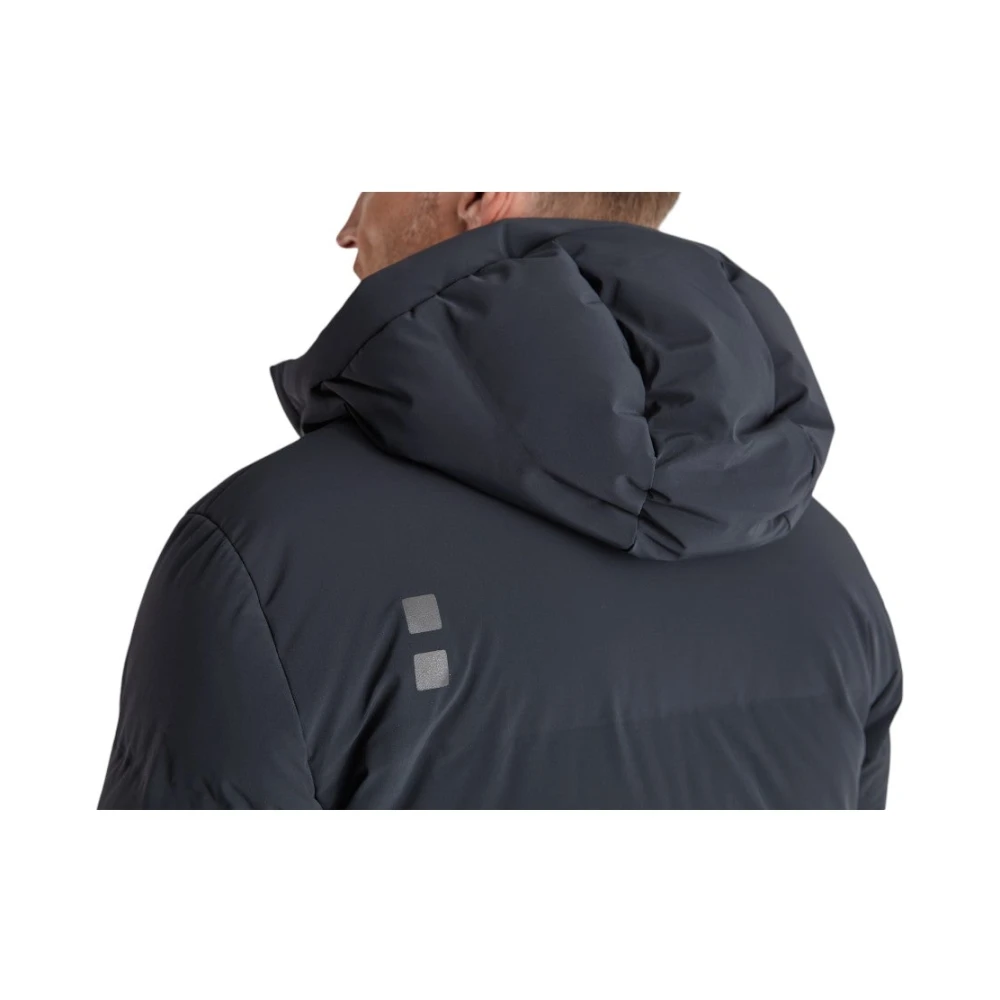 UBR Ultra Warme Zwarte Parka Jas Black Heren