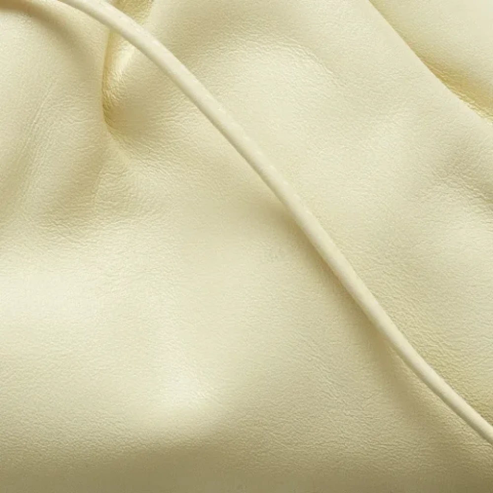 Bottega Veneta Vintage Pre-owned Leather pouches Yellow Dames