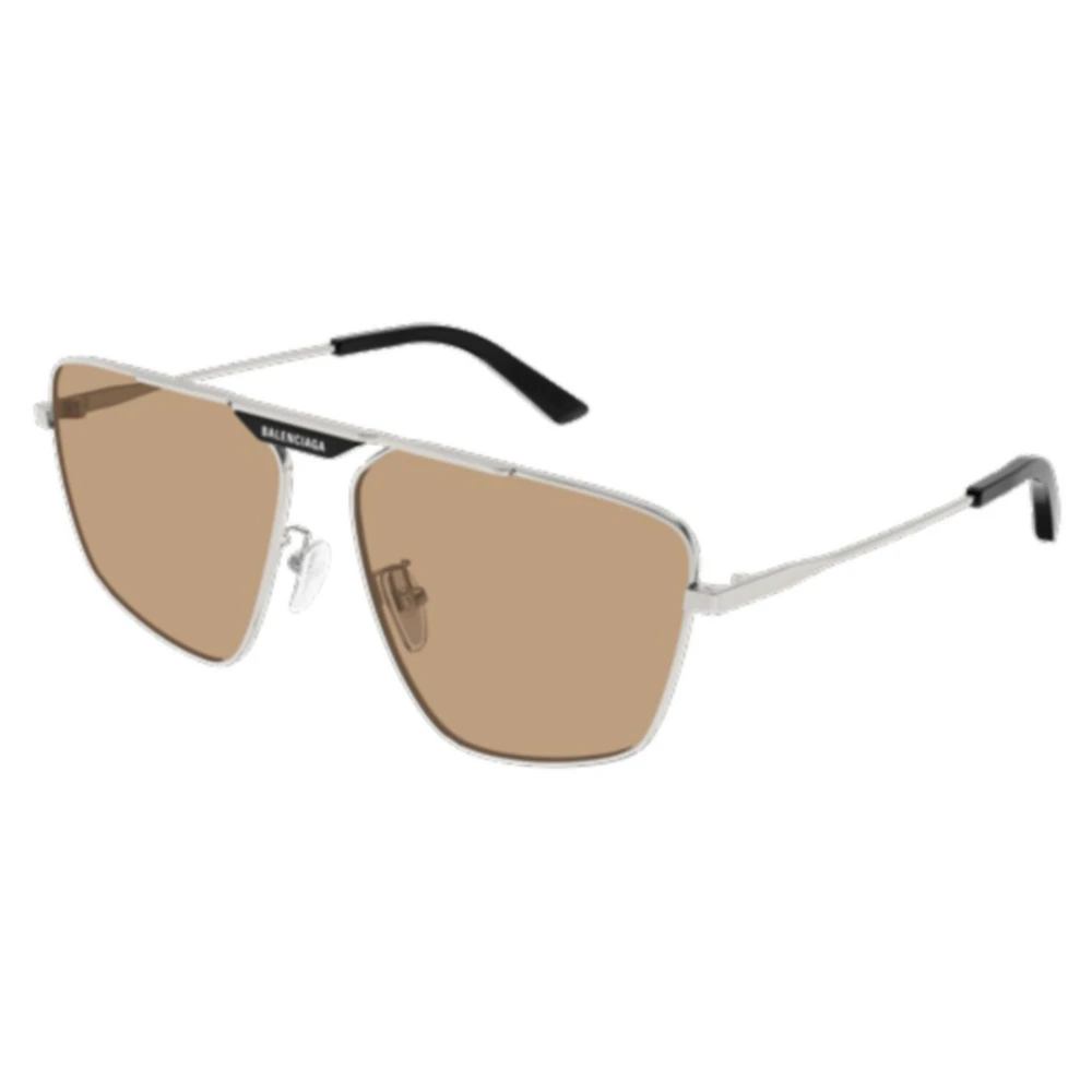 Balenciaga Unisex Gray Square Sunglasses
