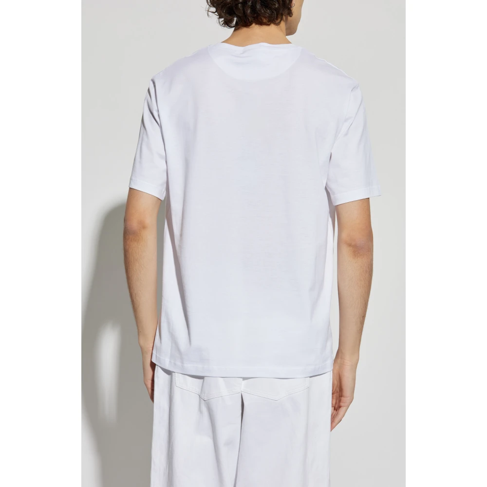 Bally T-shirt met logo White Heren