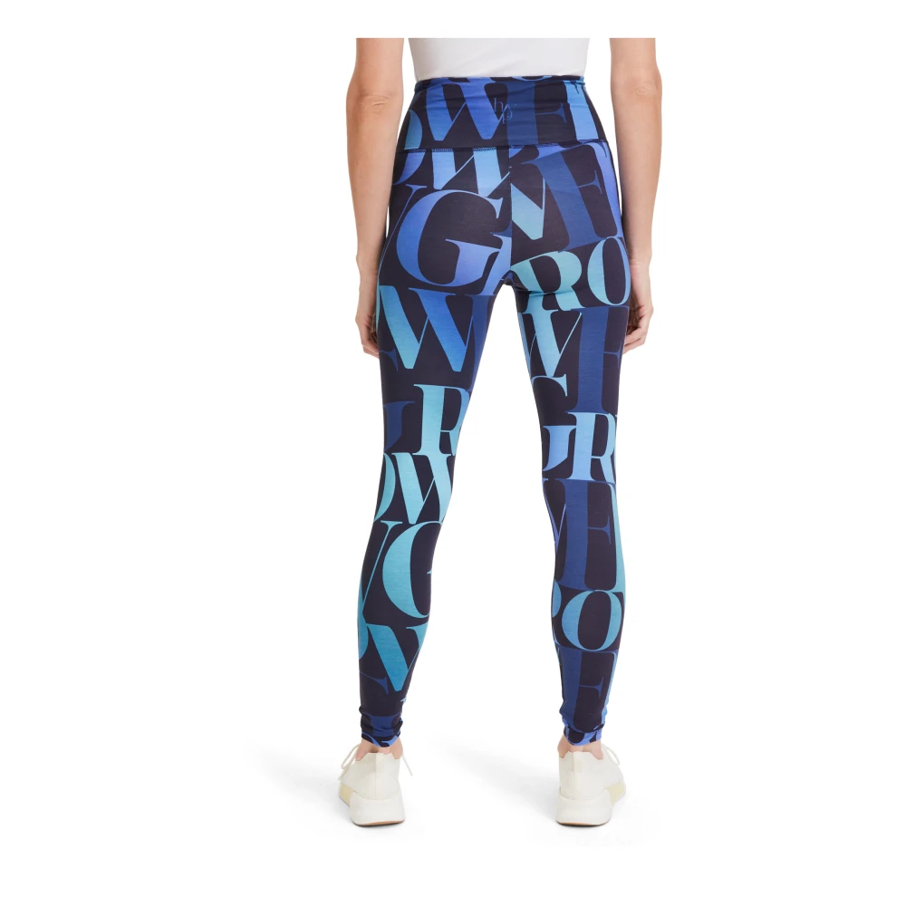 Betty Barclay Tropische High Waist Leggings Blue Dames