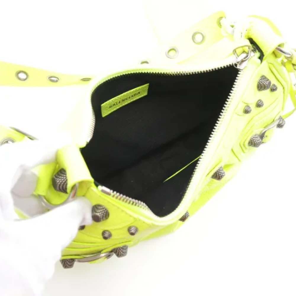 Balenciaga Vintage Pre-owned Leather balenciaga-bags Green Dames