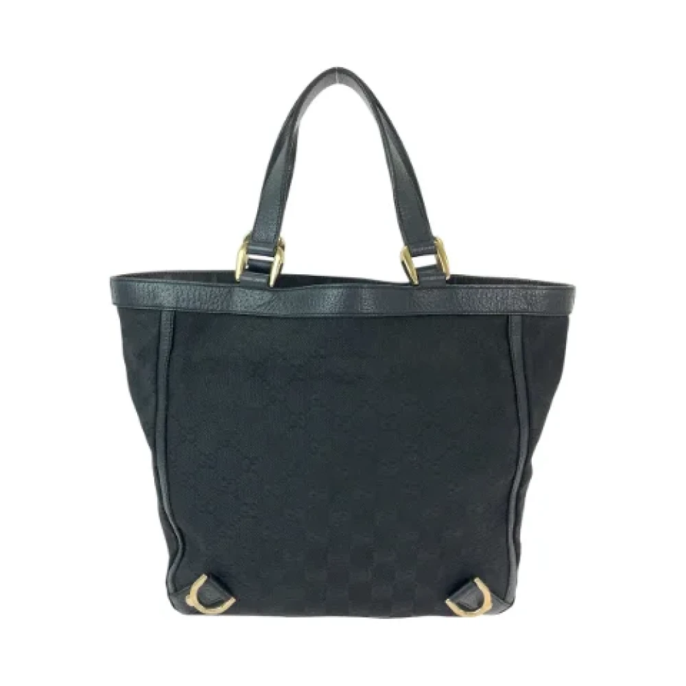 Gucci Vintage Pre-owned Canvas gucci-bags Black Dames