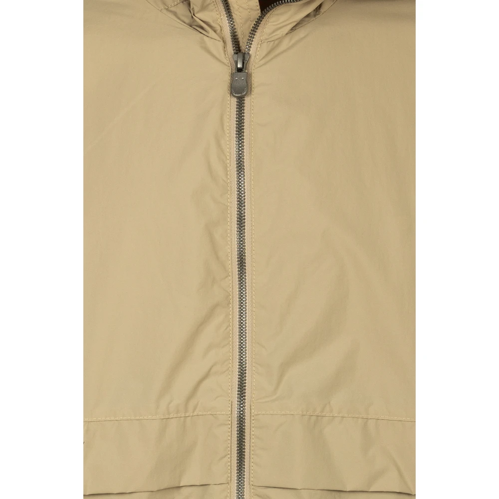 Save The Duck Gewatteerde capuchonjas voor heren Beige Heren