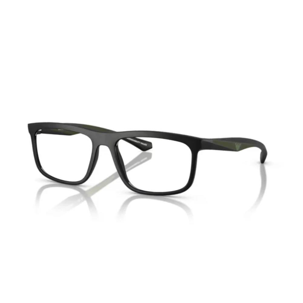 Emporio Armani Unisex Black Glasses, 53 Mm, 0Ea3246