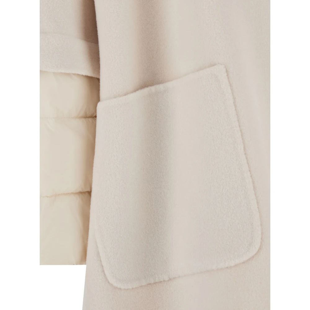 pinko Beige Medal Cape Coat Beige Dames