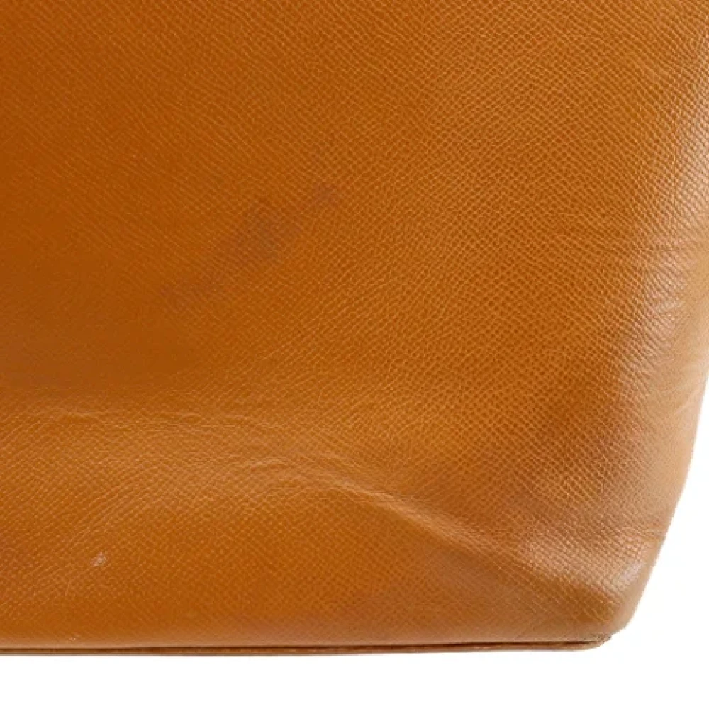 Chanel Vintage Pre-owned Leather chanel-bags Brown Dames