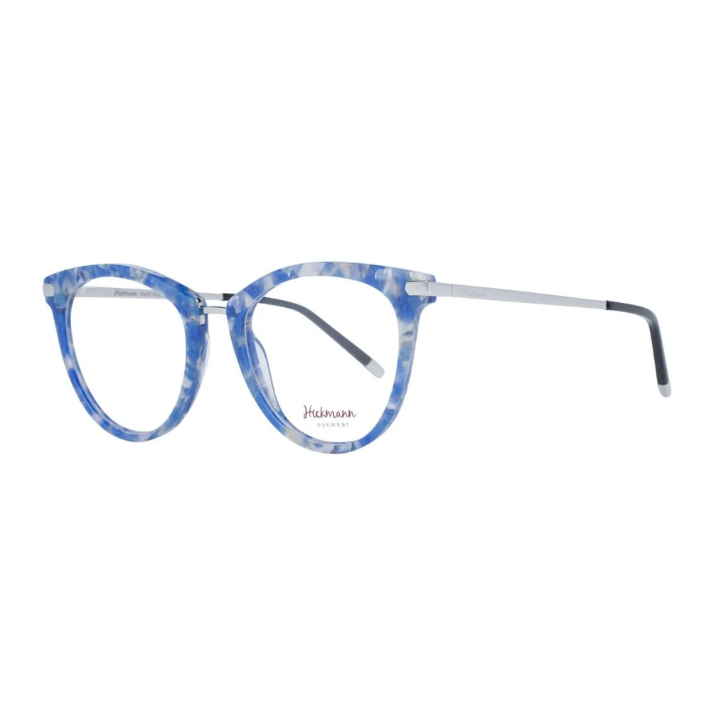 Ana Hickmann Blauwe Ronde Acetaat Optische Frames voor Vrouwen Blue Dames