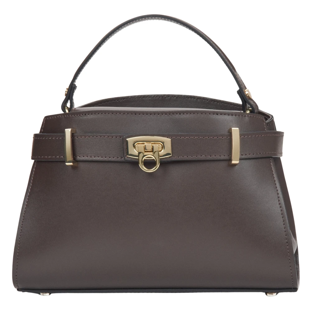 Estro Women's Brown Handbags, One Size, Satchel Bag
