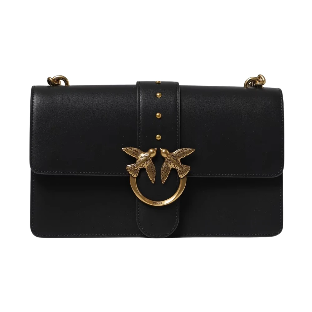 Pinko Love One Classic Schoudertas Black Dames