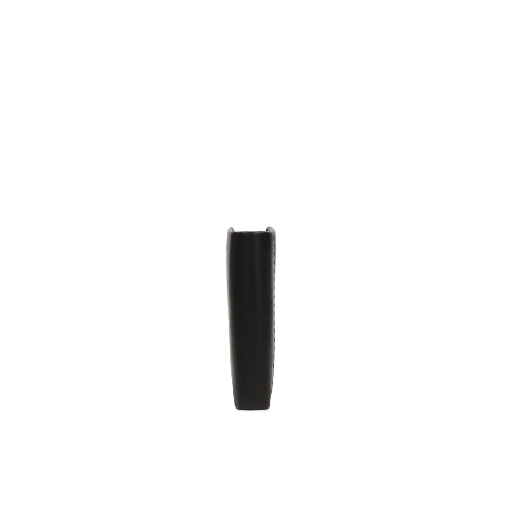 Kazar Klassieke zwarte leren herenportemonnee Black Heren