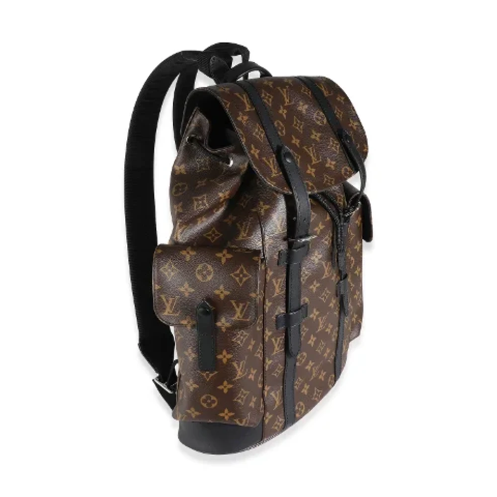 Louis Vuitton Vintage Pre-owned Canvas backpacks Brown Dames