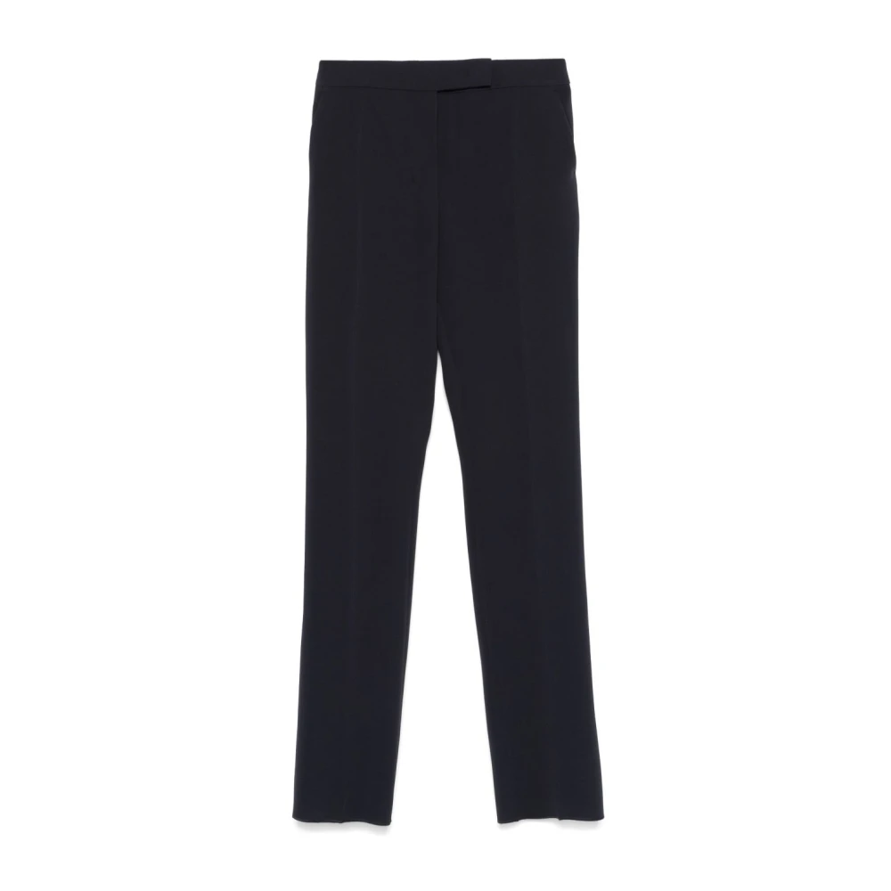 Max Mara Women's Blue Pianoforte Trousers With Faux Pocket