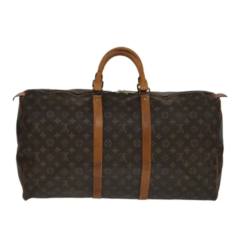 Louis Vuitton Vintage Pre-owned Canvas travel-bags Brown Dames