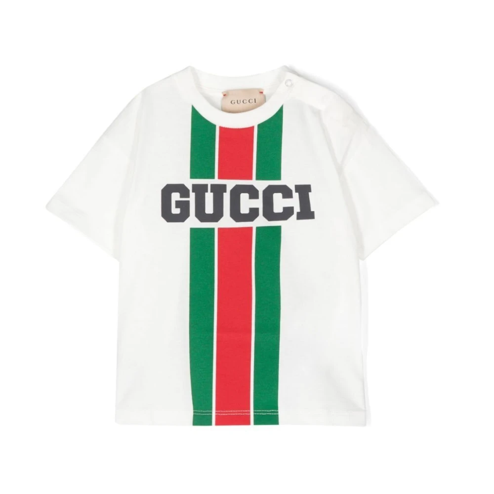 Gucci Vit T-shirt 9214 Ny Stil White, Pojke