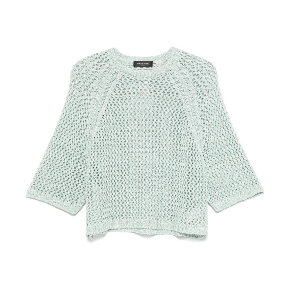 Fabiana Filippi Stijlvolle Sweater Collectie Green Dames