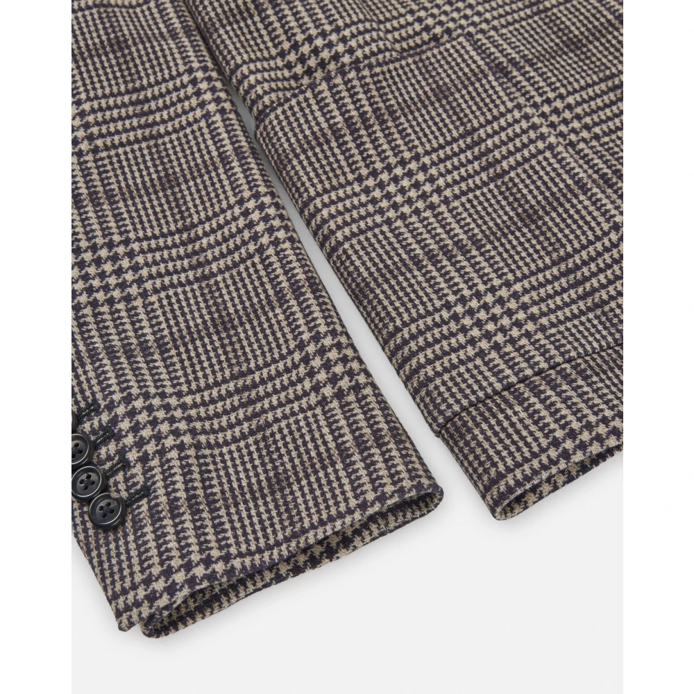 Circolo 1901 Bruin Geruite Jack Americana Stijl Brown Heren