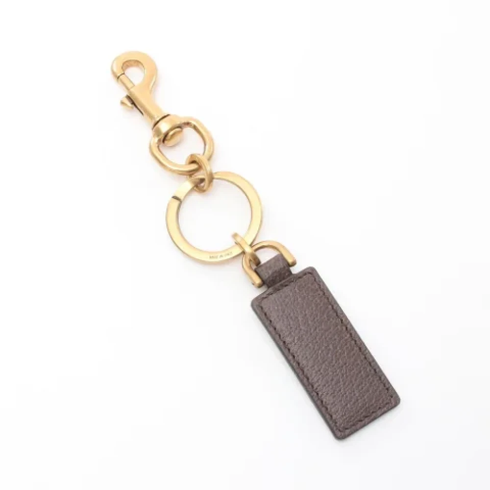 Gucci Vintage Pre-owned Metal key-holders Beige Heren