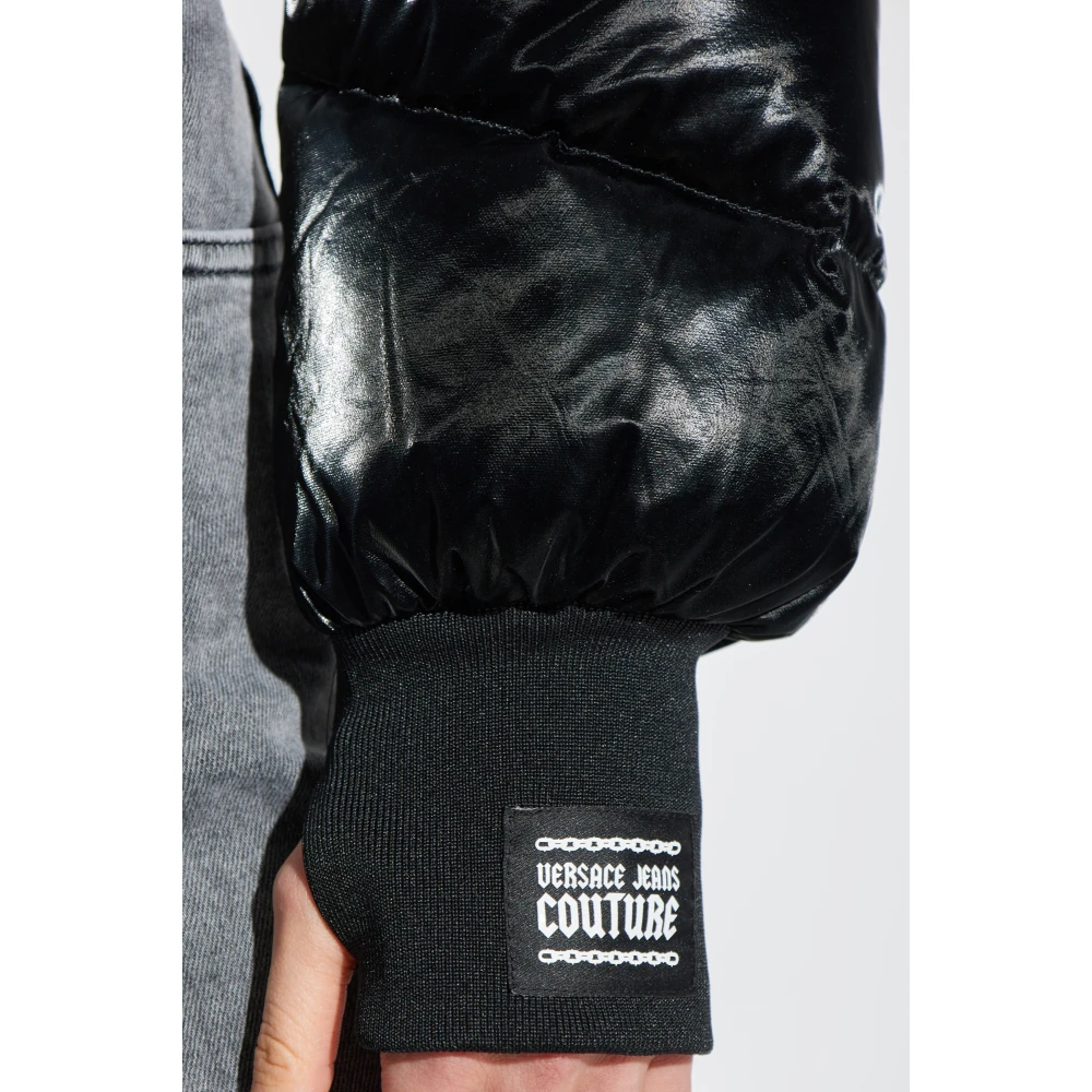 Versace Jeans Couture Korte donsjas Black Dames
