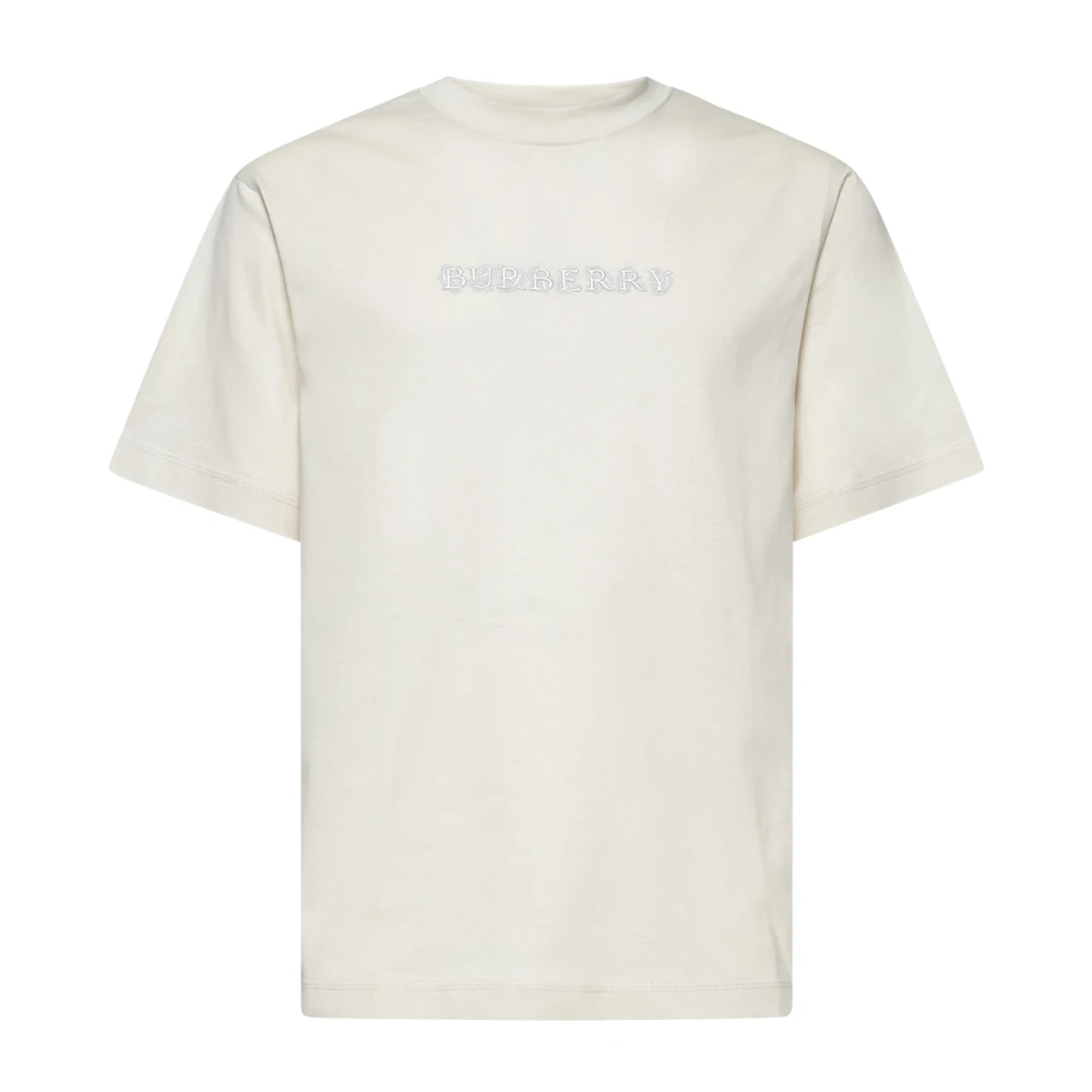 Burberry Men's White Stylish T-Shirts And Polos Collection