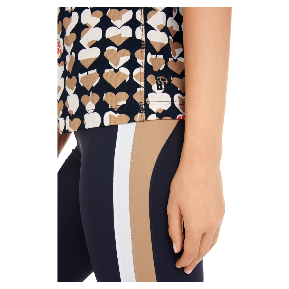 Marc Cain T-shirt met Heartbreaker Print Multicolor Dames