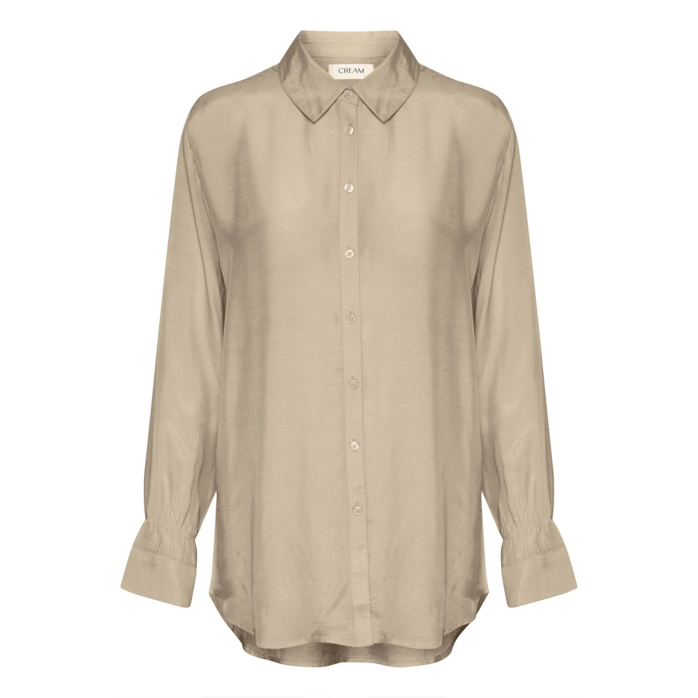 Cream Women's Beige Shirts, L, Crsmokia Blouse