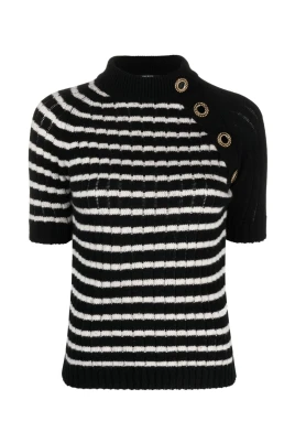 Randig Cashmere Tröja