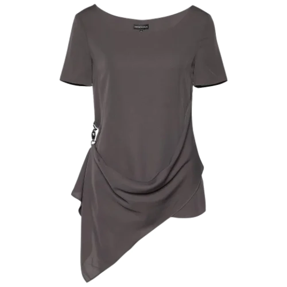 Armani Pre-owned Fabric tops Gray Dames