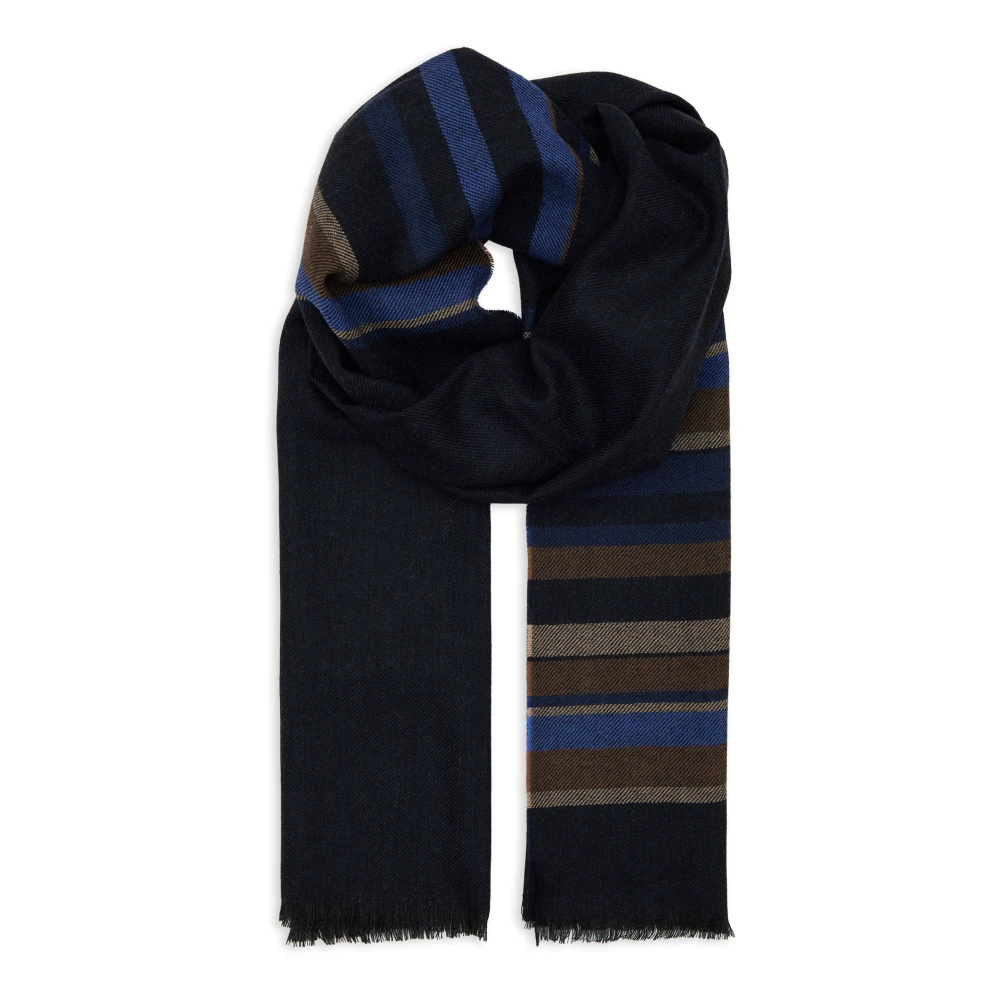 Gallo Unisex sjaal in effen blauw Multicolor Unisex