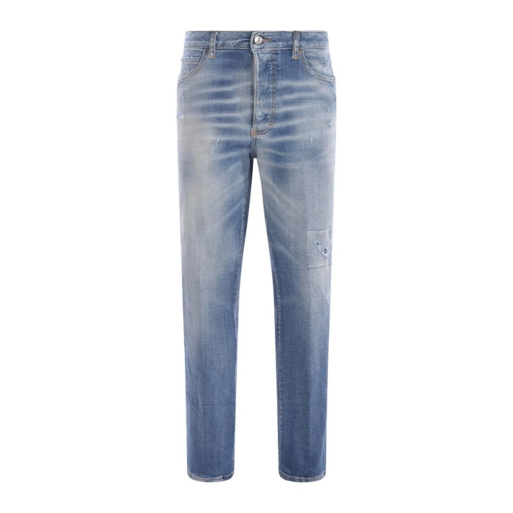 Dsquared2 Women's Blue Classic Denim Jeans For Everyday Wear - Slim Fit Jeans - Xs - Jeans