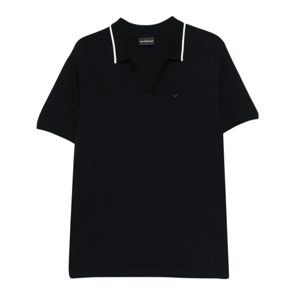 Emporio Armani Herren Blau Oberteile, Xlgröße:
