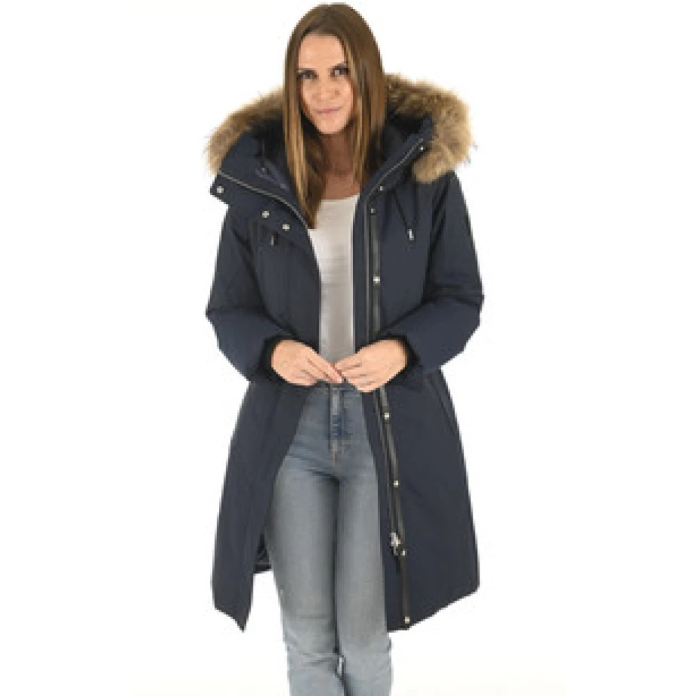 Mackage Shiloh-f Parka Blue Dames