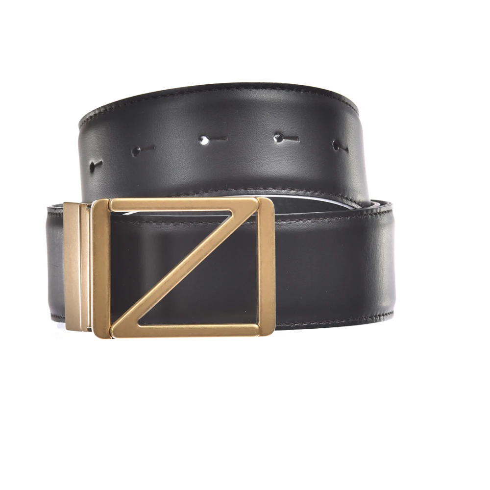 Zegna Black Boxbx8505fneromarrone Tdn - Male - Belts - 115 Cm - Accessories