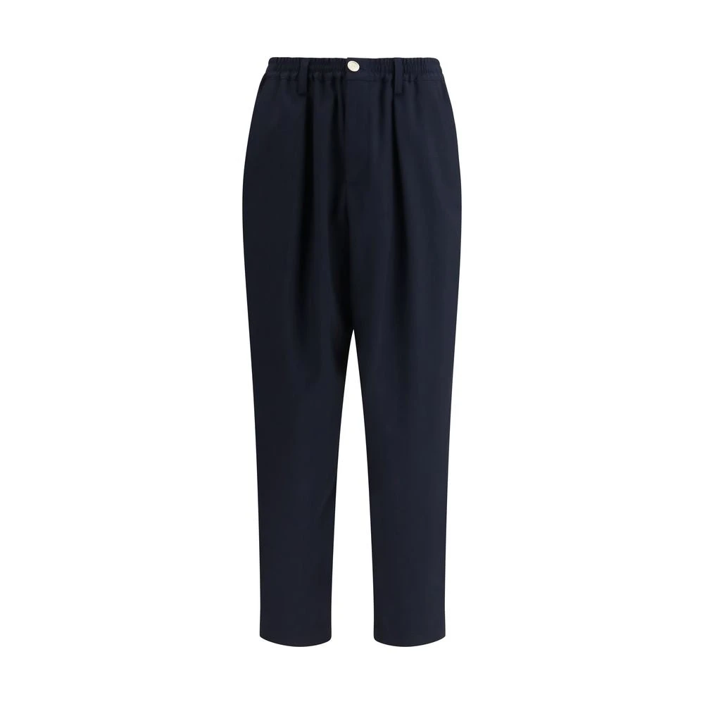 Marni Mannelijk Blauw Broeken Heren, M, Wol, The Broeken