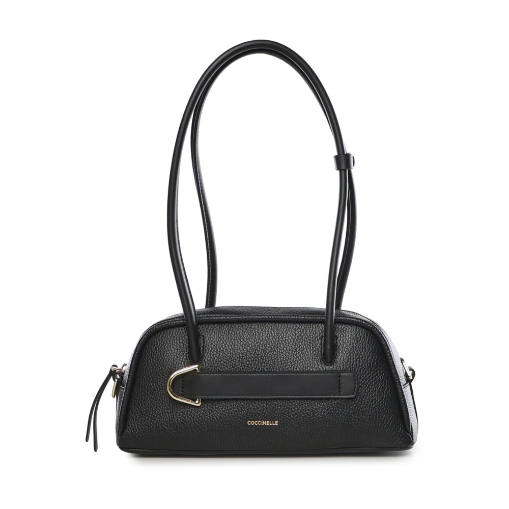 Coccinelle Women's Black Top Handle Shoulder Bag - Shoulder Bags - One Size - Bags