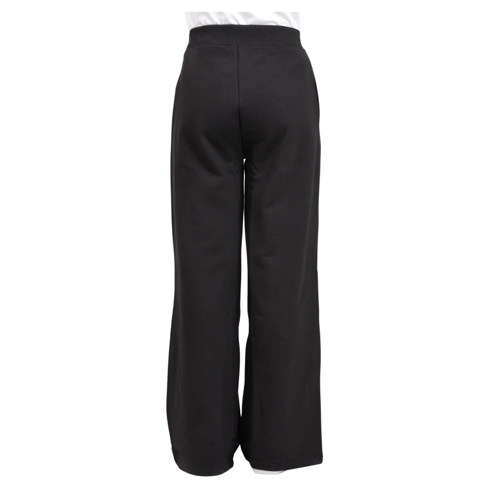 Calvin Klein Jeans Zwarte Sweatpants met Calvin Klein Borduursel Black Dames