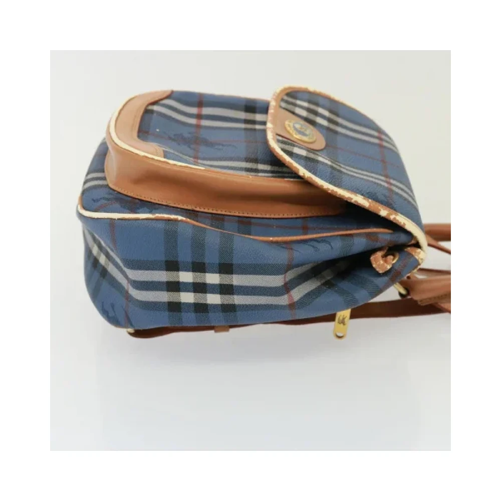 Burberry Vintage Pre-owned Leather shoulder-bags Blue Dames