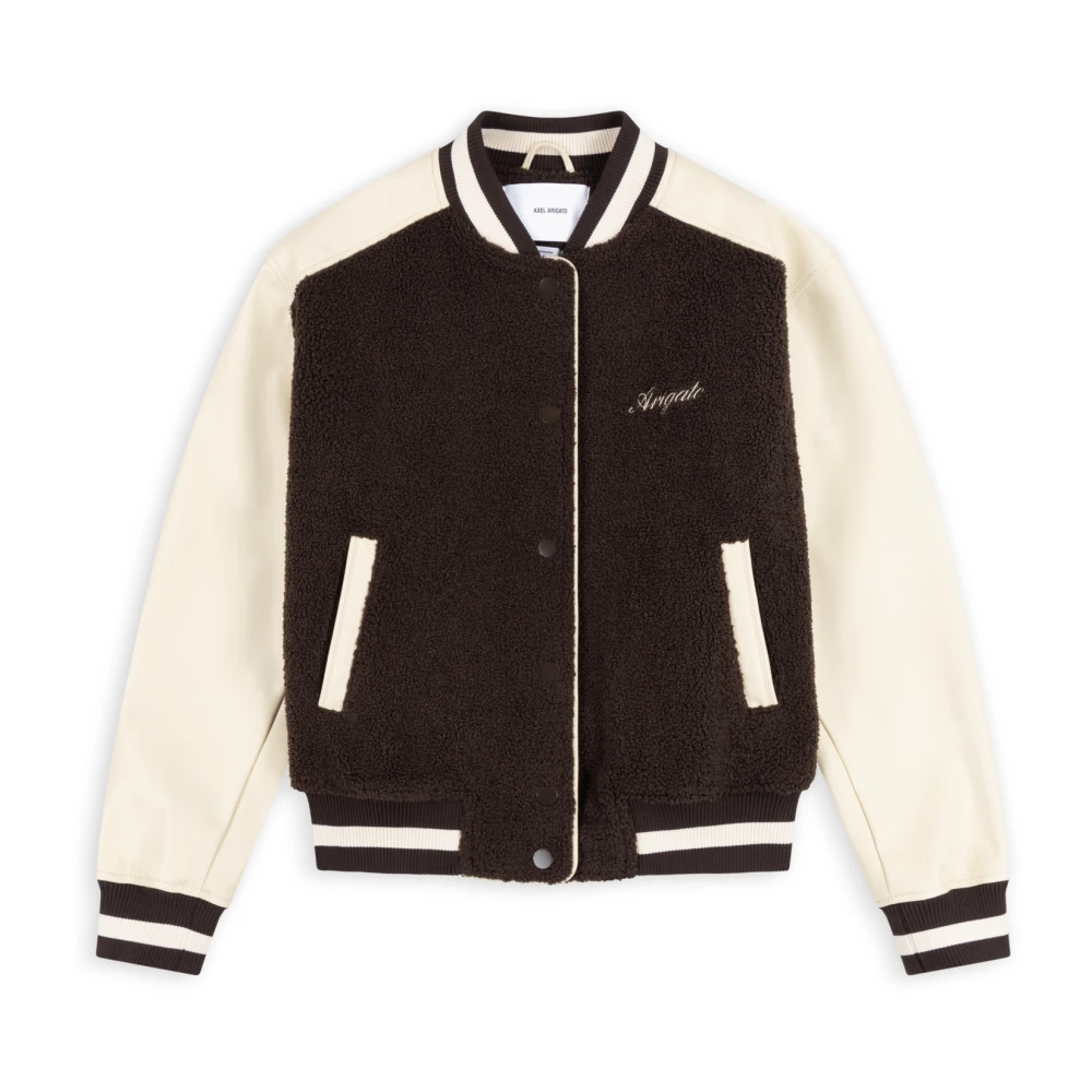 Axel Arigato Saul Varsity Jacket Brown, Dam