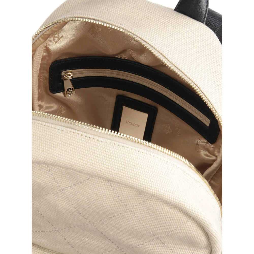 Kazar Dames beige en zwart rugzak Beige Dames