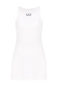 robe-blanche-sans-manches-avec-insert-en-mesh