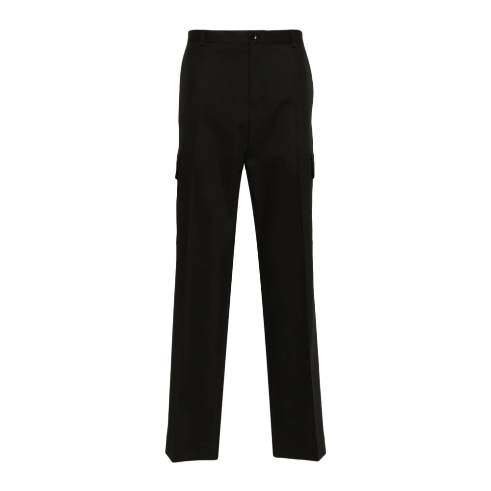 Calvin Klein Zwarte Twill Weave Cargo Broek Black Heren